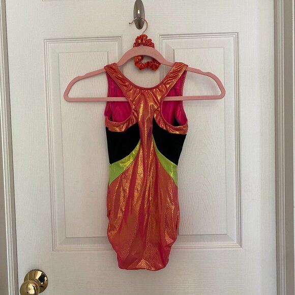 GK Elite Size Adult Small Gymnastics Leotard - Picture 2 of 2